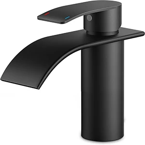 Forious grifo de baño color negro