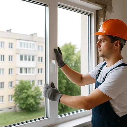 Profesional de instalación de ventana