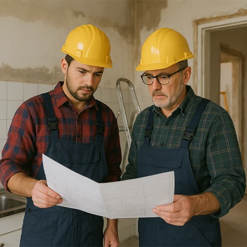 Profesionales de empresa de reforma en Jaén