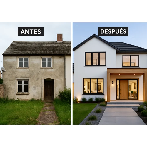 Reformas de casas antes y despues